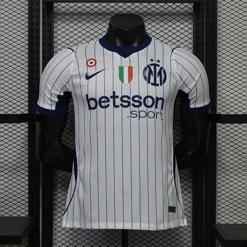 Inter de Milán Blanca rayada (frente)