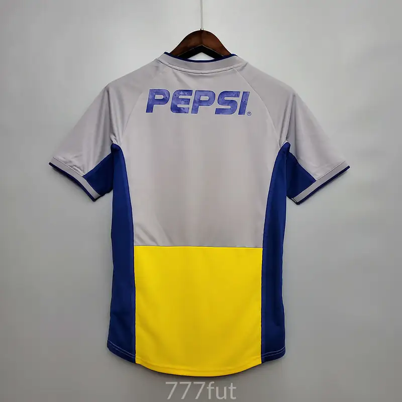 Boca Juniors Pepsi gris alternativa (espalda)