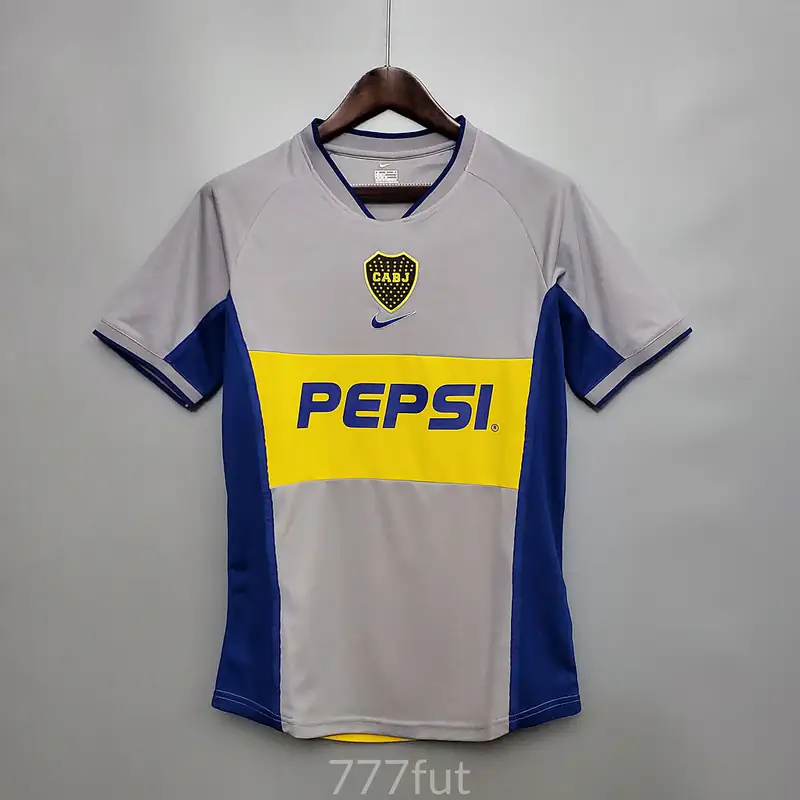 Boca Juniors Pepsi gris alternativa (frente)