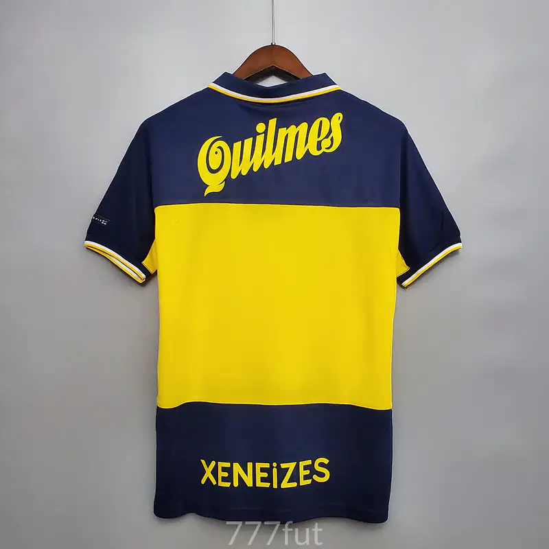 Boca Juniors Quilmes amarilla alternativa (espalda)