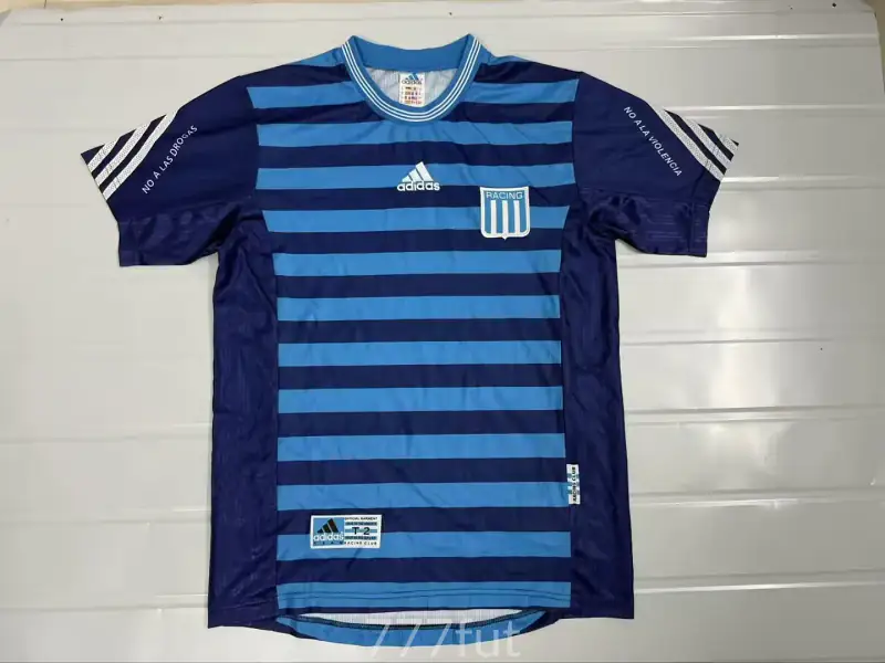 Racing Club Alternativa azul a rayas (frente)