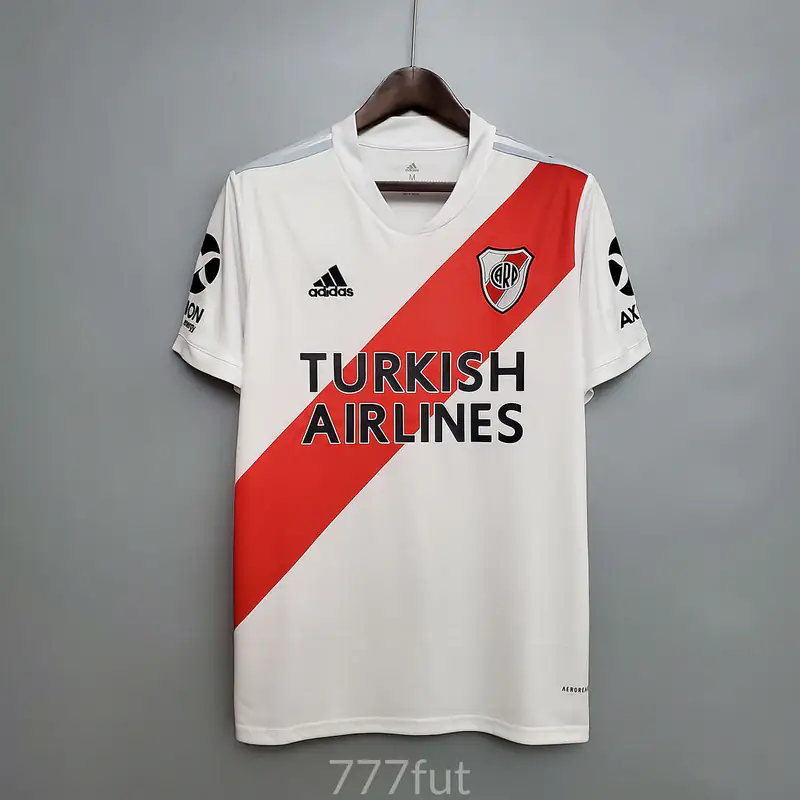 River Plate Turkish Airlines blanca (frente)
